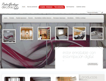 Tablet Screenshot of pedrogarbayodecoracion.es